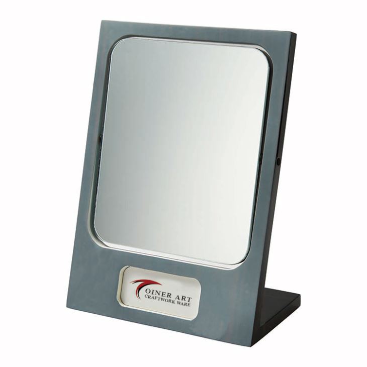 Gray And Black Glossy Lacquering Mirror