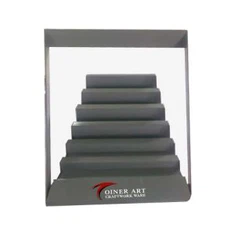 Gri Merdiven şeklinde Ahşap Katalog Tutucu