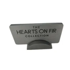 Gri Akrilik İsim Plakası